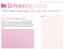 Tablet Screenshot of ohsobeautifulpaper.com